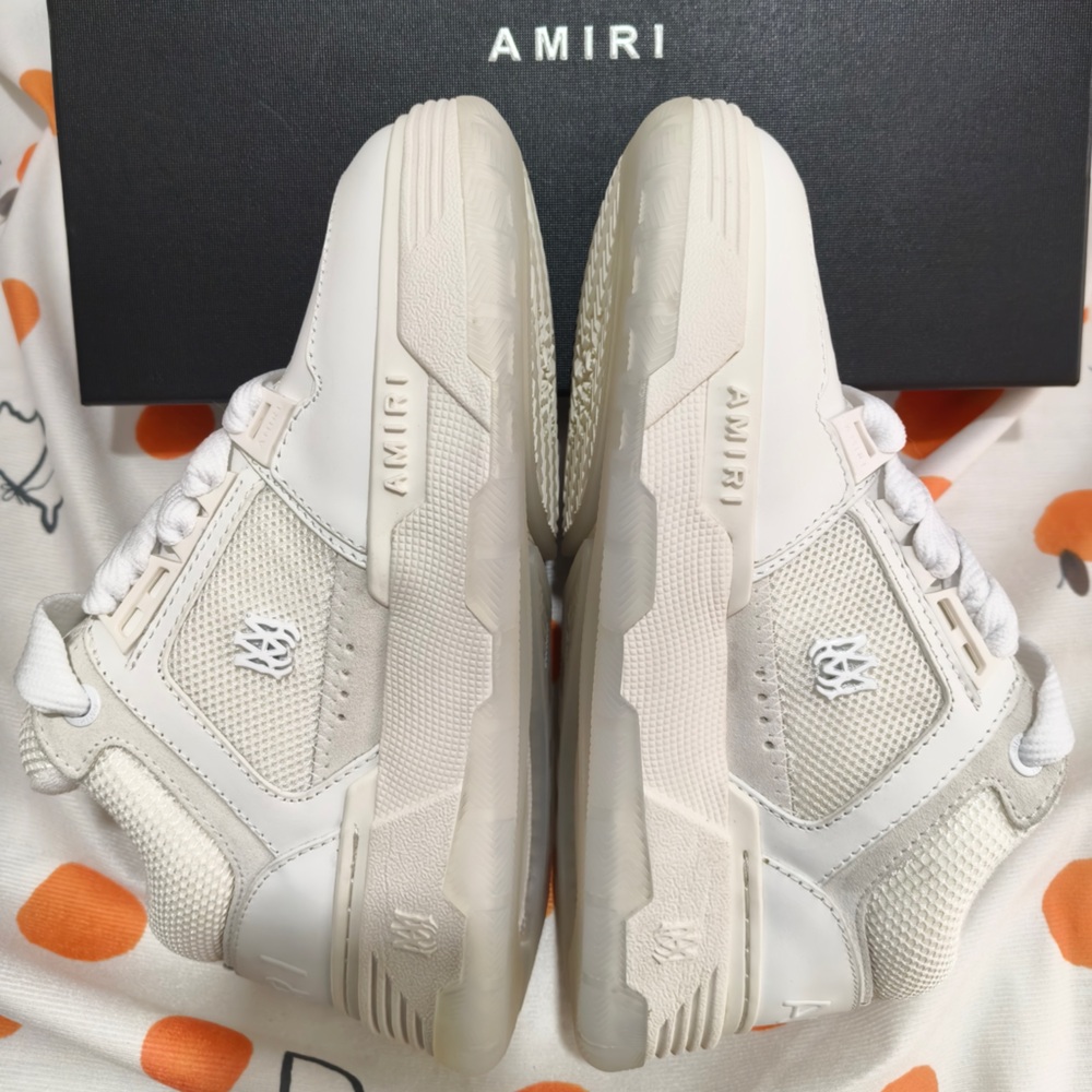 AMIRI White Low-Top Sneakers - Picture 3 of 11